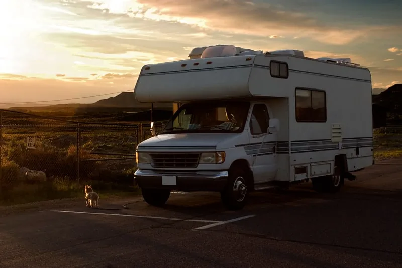 Charlotte RV motorhome ready for transport